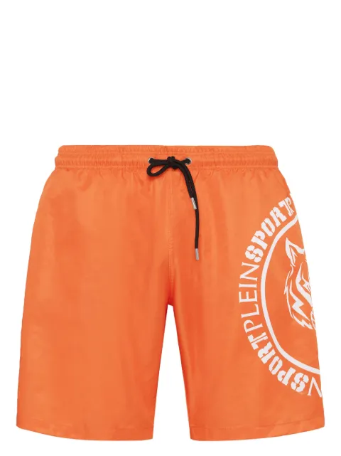Plein Sport Carbon Tiger swim shorts Orange PADCMMX0120SXV005N