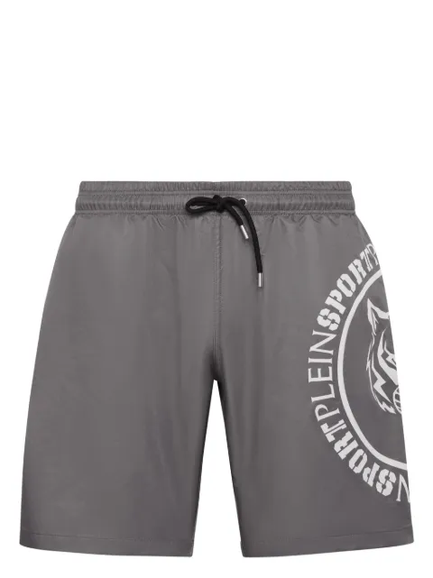 Plein Sport Carbon Tiger swim shorts Grey PADCMMX0120SXV005N