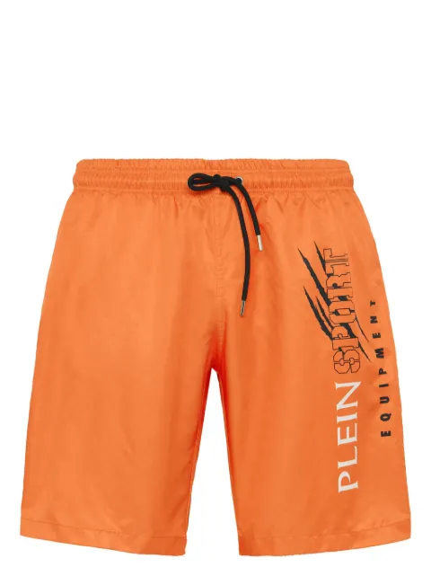 Plein Sport Scratch swim shorts Orange PADCMMX0116SXV005N