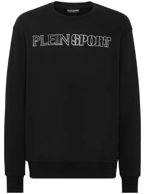Plein Sport Tiger logo-print sweatshirt Black PADCMJO1212SJO001N