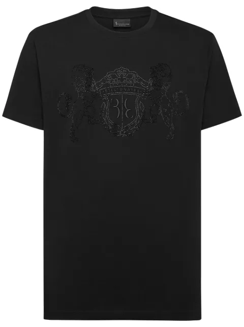 Billionaire logo-embellished cotton T-shirt Black IADCMTK7185BTE014N