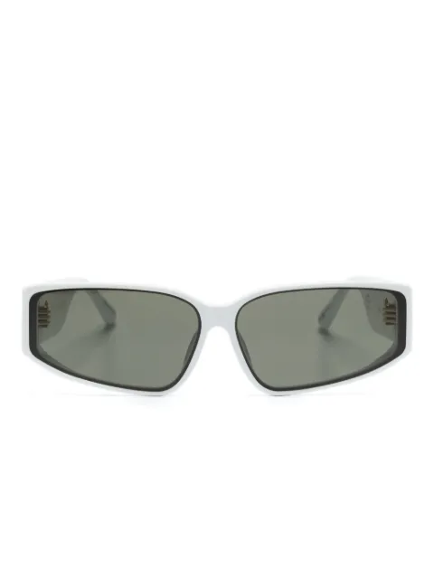 Linda Farrow Alexis biker-frame sunglasses White LFL1465