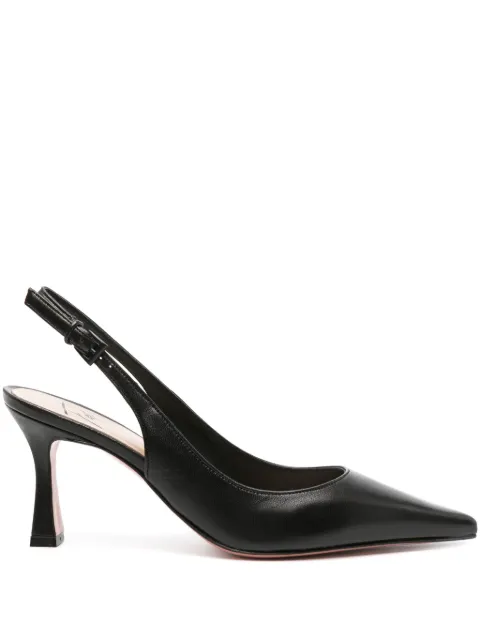 Roberto Festa 90mm Frans leather slingback pumps Black FRANSNAPPA