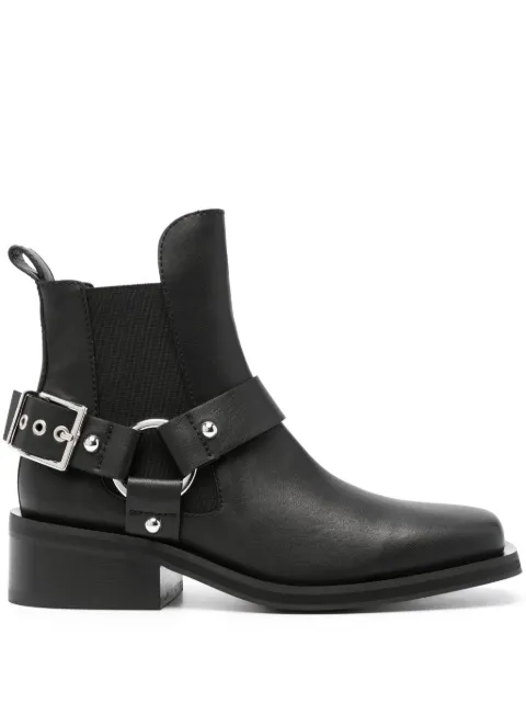 GANNI biker Chelsea ankle boots Black S2340