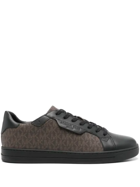 Michael Kors Keating monogram-pattern sneakers Brown 42F9KEFS1Q
