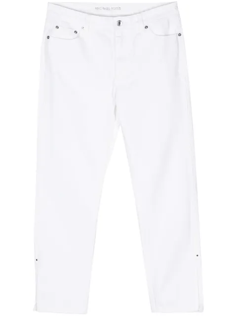 Michael Michael Kors cropped cotton jeans White MR4905380V