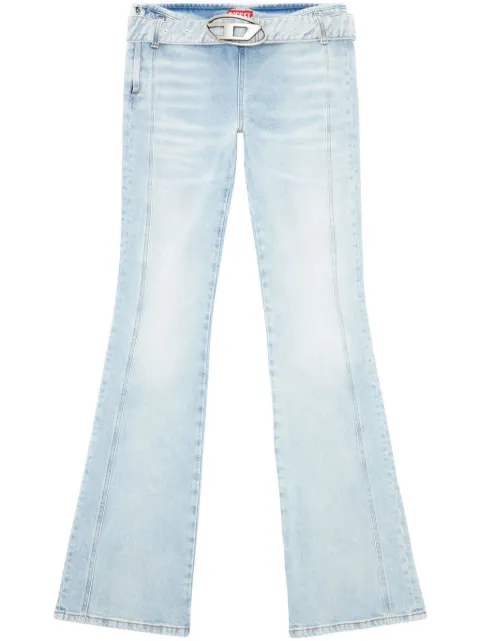 Diesel D-Ebbey belted flared jeans Blue A131470JGAA