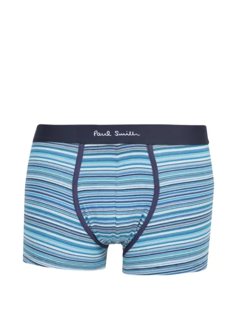 Paul Smith logo-waistband striped briefs (set of three) Blue M1A914M3PKO