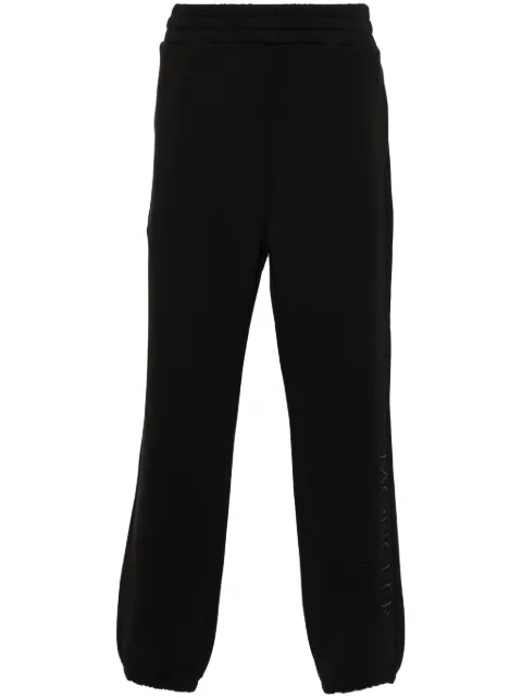 Moncler logo-embroidered cotton track pants Black J10918H0000289ADW
