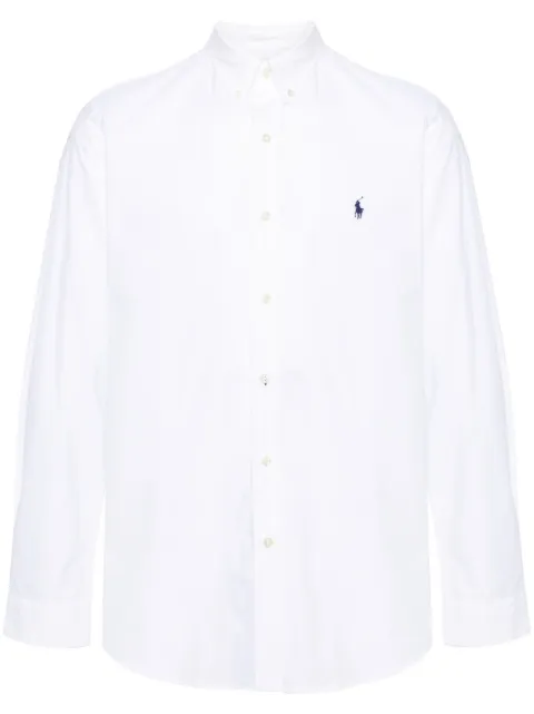 Polo Ralph Lauren logo-embroidered button-down shirt White 710928254002