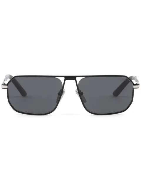Prada Eyewear pilot-frame sunglasses Black SPRA53C59E1BO