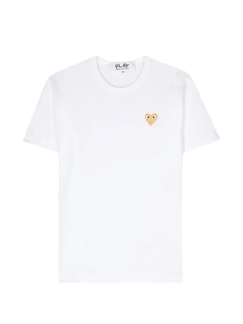 Comme Des Garçons Play logo-detail T-shirt White AXT2160514