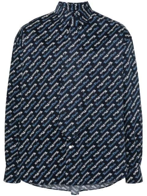Kenzo x Verdy logo-print shirt Blue FE55CH4219P2