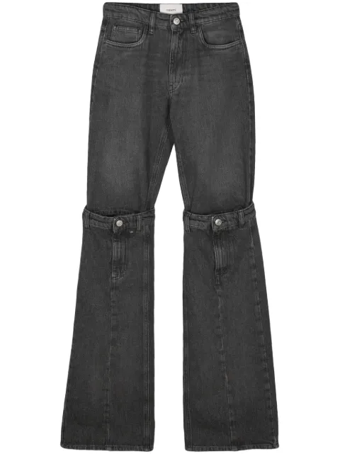 Coperni mid-rise wide-leg jeans Black COPP55852