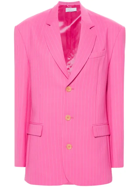 Giuseppe Di Morabito pinstripe single-breasted blazer Pink 02PSJA07202278