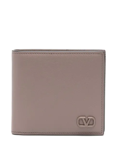 Valentino Garavani V-logo leather wallet Neutrals YP0445ZQU