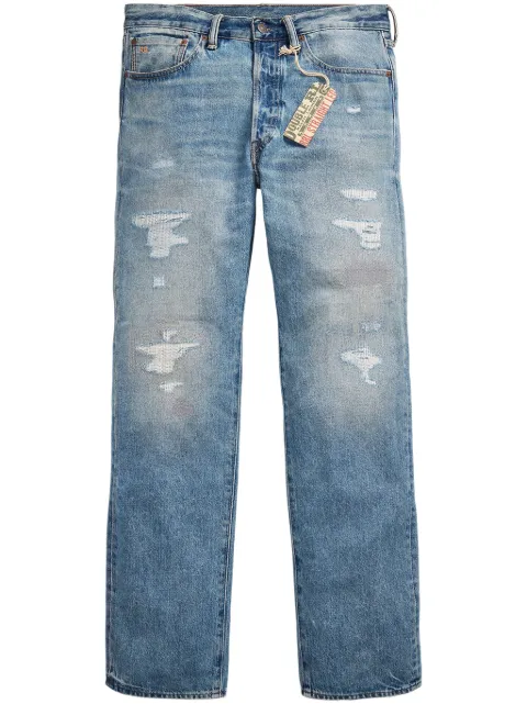 Ralph Lauren RRL high-waist slim-cut jeans Blue 782932436001