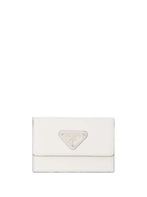 Prada Saffiano leather card holder White 2MF028QHH