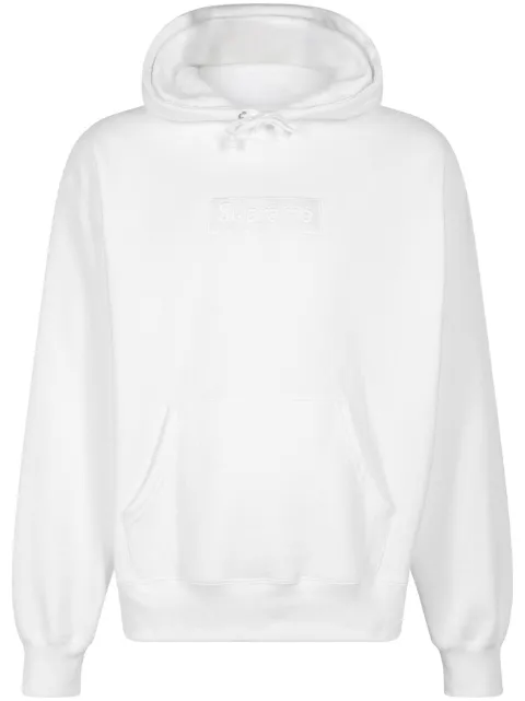 Supreme Box Logo "FW 23 - White" hoodie White SU100157
