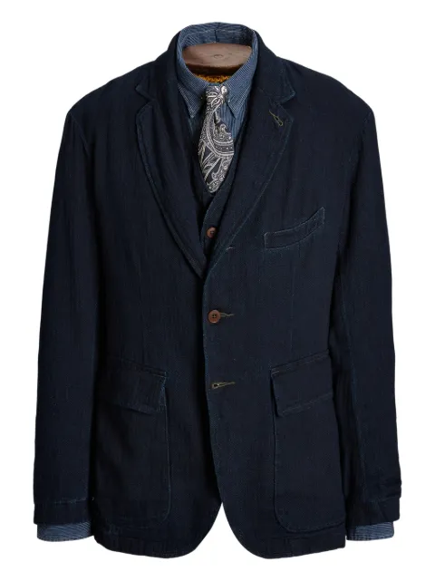 Ralph Lauren RRL herringbone blazer Blue 782890806001