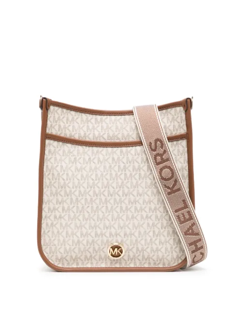 Michael Kors large Luisa canvas crossbody bag Brown 30R4G99M3V