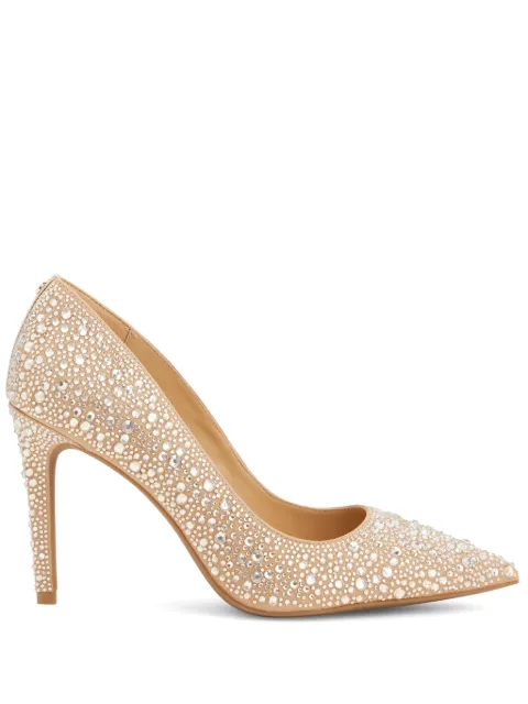 Michael Michael Kors 95mm Alina Flex rhinestone-embellished pumps Neutrals 40R4HNHP2S