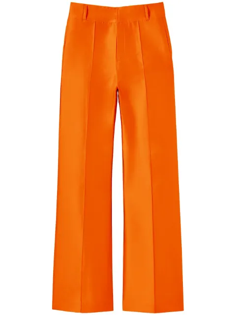 DESTREE Yoshi pressed-crease trousers Orange YOSHISMART