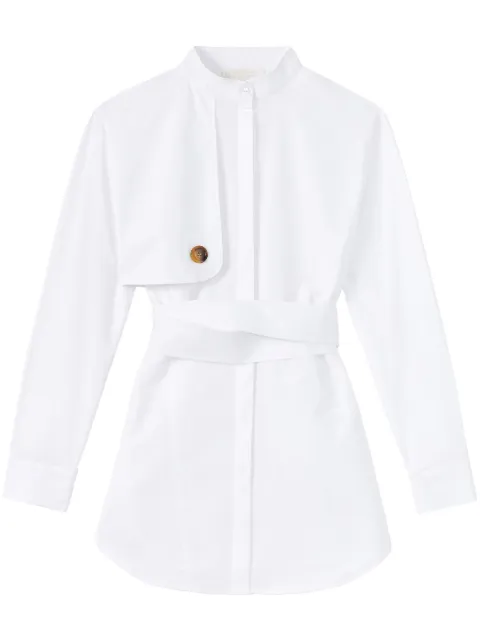 DESTREE Hans cotton minidress White HANSDRESSSHORTPOPELIN
