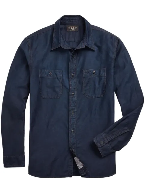 Ralph Lauren RRL Cameron cotton-linen shirt Blue 782928523001