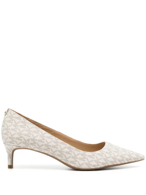 Michael Kors Alina 50mm canvas pumps Neutrals 40R3ALMP1B