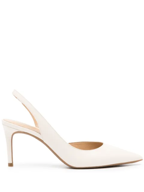 Michael Michael Kors Chelsea slingback leather pumps White 40R4HNMP1L