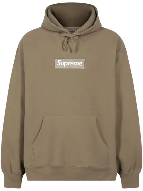 Supreme Box Logo cotton hoodie Neutrals SU100153