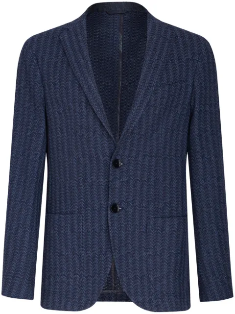 ETRO striped cotton blazer Blue MRCB000299JM504