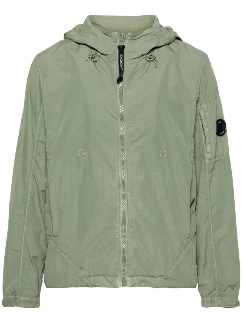 C.P. Company Flatt cargo-pockets hooded jacket Green 16CMOW014A005991G