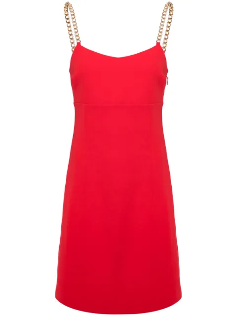 Michael Kors embellished crepe slip dress Red MR48264ENX