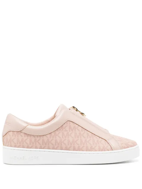 Michael Kors Keaton logo-print sneakers Pink 43R4KTFP2B