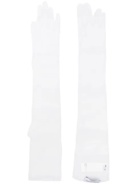 Ioana Ciolacu elbow-length gloves White ID24GL01