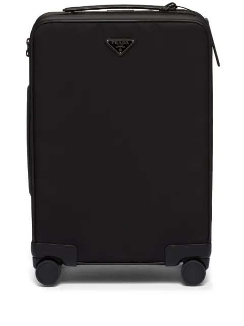 Prada Re-nylon and Saffiano leather trolley Black 2VQ005VOOO2DMH