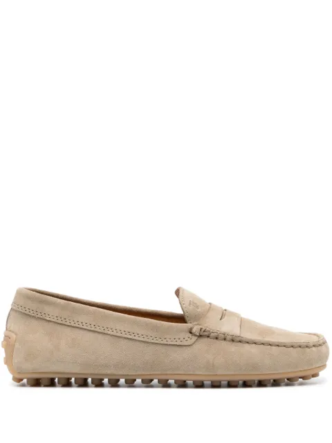 Tod's Gommino suede driving loafers Brown XXW10L00010RE0