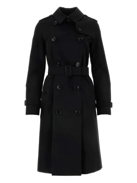 Burberry long Kensington Heritage trench coat Black 8079412