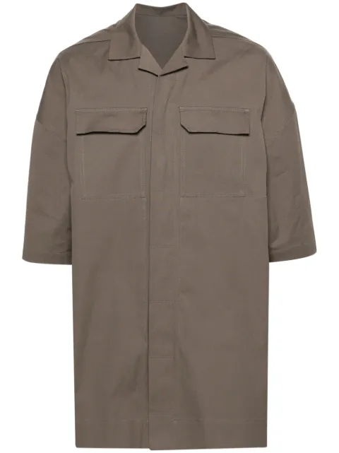 Rick Owens Magnum Tommy cotton shirt Grey RU01D3298TE