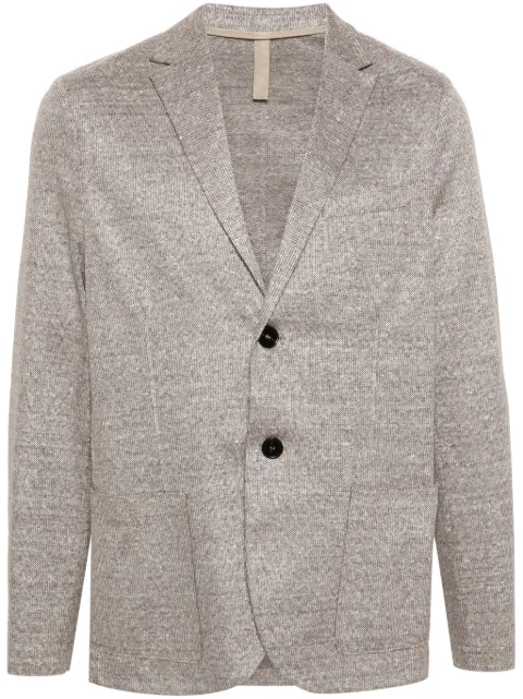 Harris Wharf London single-breasted knitted blazer Brown C8P22PGH