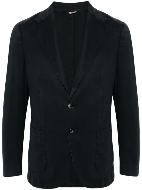 Dell'oglio single-breasted wool blazer Blue GL7234MFFL2817
