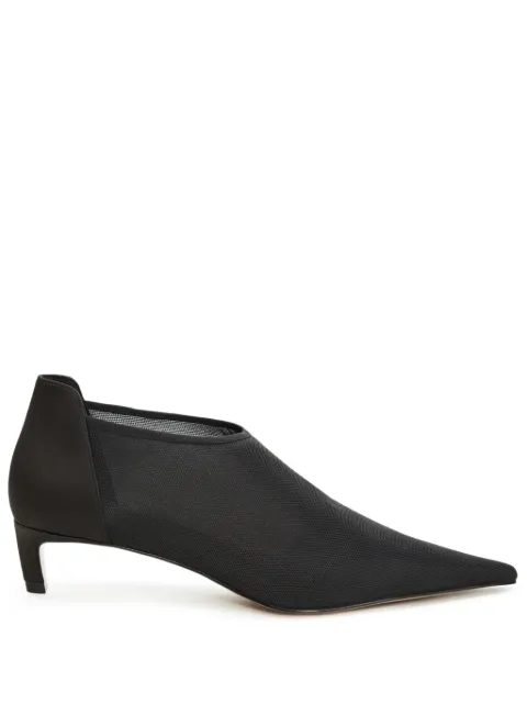 12 STOREEZ pointed-toe mesh pumps Black 123523
