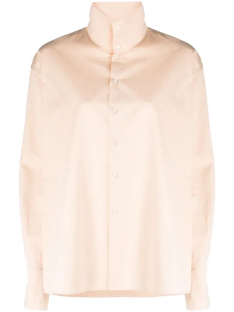 Fabiana Filippi stand up-collar poplin shirt Pink CAD264F236D6140000