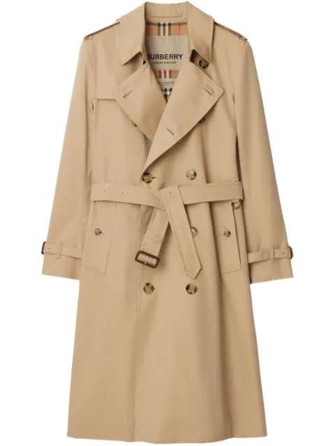 Burberry Kensington Heritage belted trench coat Neutrals 8079385