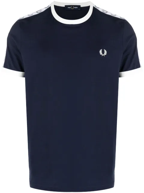 Fred Perry taped ringer T-Shirt Blue M4620