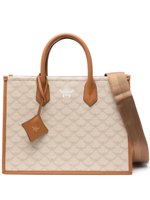 MCM medium Himmel Lauretos tote bag Neutrals MWTESAC02