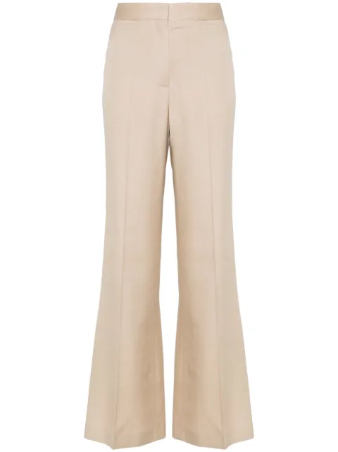 Stella McCartney high-waisted flared trousers Neutrals 6400933DU701
