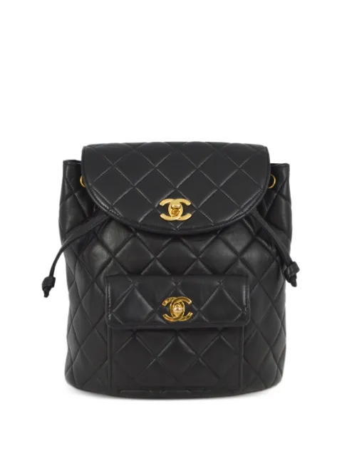 CHANEL Pre-Owned 1997 large Duma backpack Black 4316131